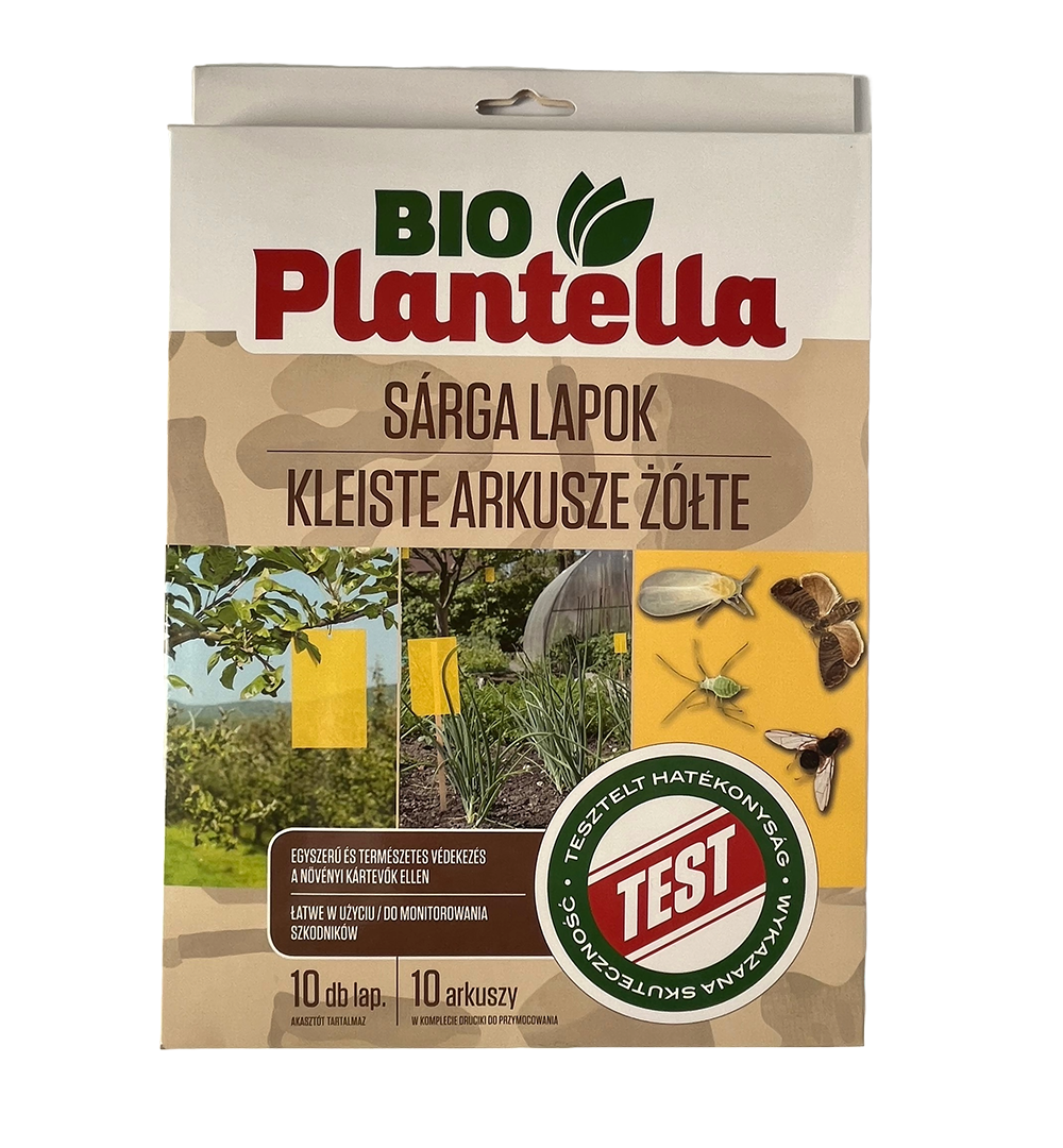 BIO Plantella Sárga Ragaztólap 10db
