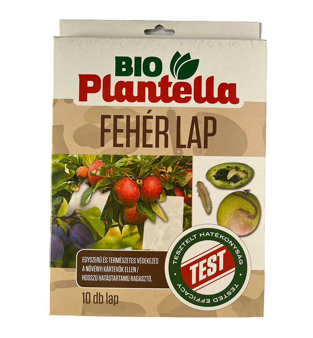 BIO PlantellaFehérRagasztólap 10db
