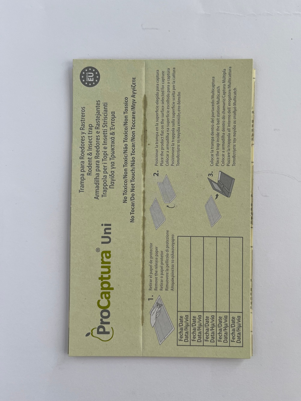 ProCaptura UNI Karton Rovar- és rágcsálócsapda 155x98mm Csalogató anyaggal - Image 2