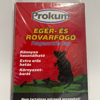 Egér és Rovarfogó ragasztós lap Kicsi (16,5cmx12cm) Prokum