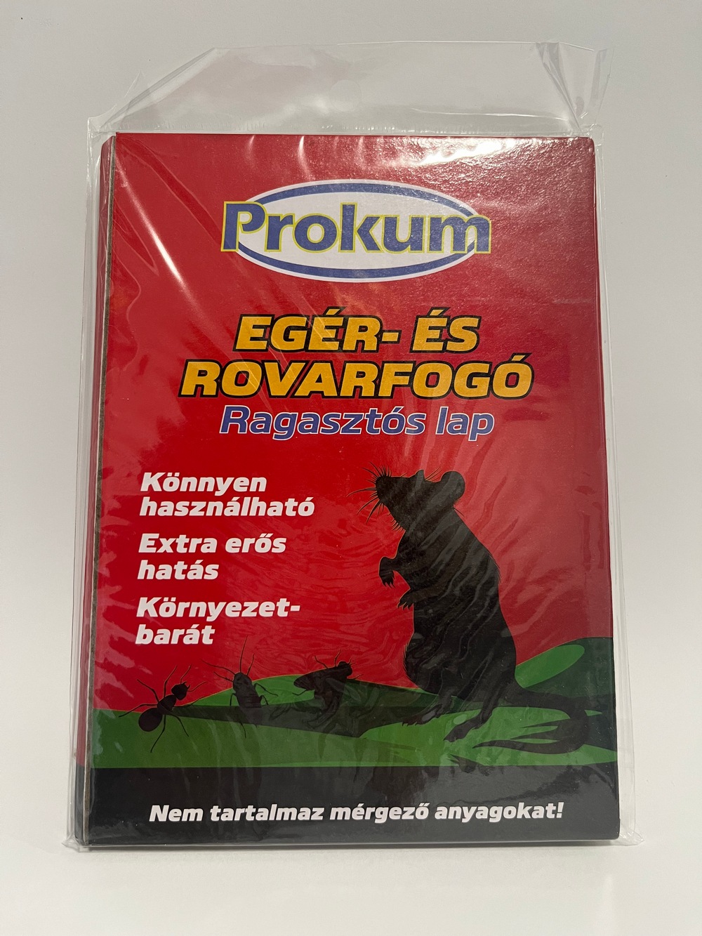 Egér és Rovarfogó ragasztós lap Kicsi (16,5cmx12cm) Prokum