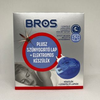 Bros Szúnyogirtó elektromos készülék + 10 db lapka B010