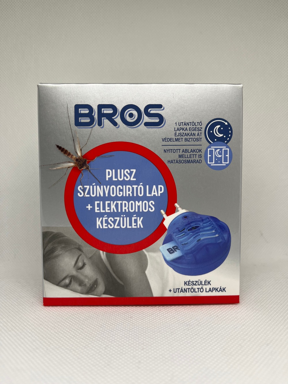 Bros Szúnyogirtó elektromos készülék + 10 db lapka B010