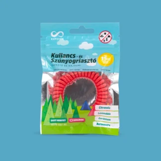 Elysium kullancs- és szúnyogriasztó szilikon karkötő és hajgumi