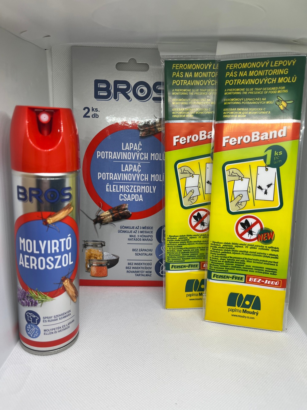 Molyirtó csomag:-Élelmiszermoly