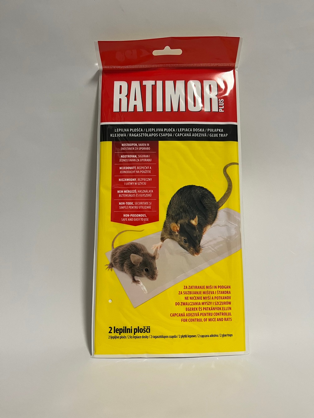 RATIMOR Plus Ragasztólapos rágcsálócsapda 2 db